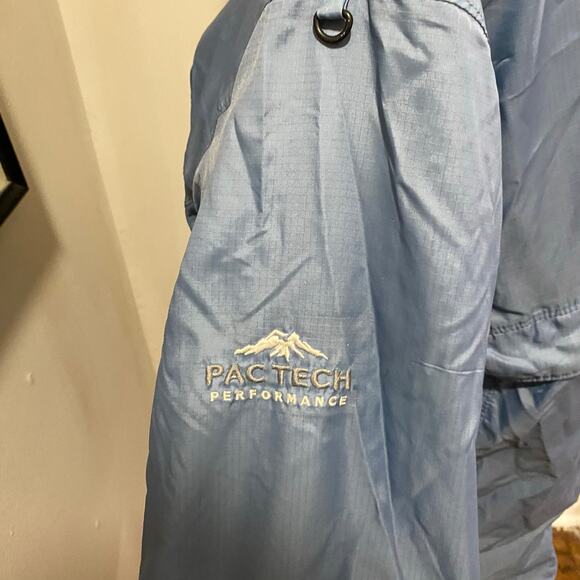 Pacific Trail PAC TECH Performance Blue Jacket Size LARGE Windbreaker Hiking - Picture 6 of 14